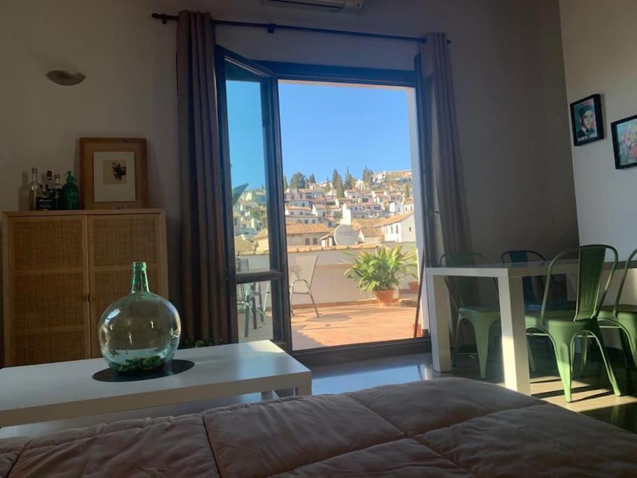 Cosy Loft With Amazing Terrace & Spectacular Views Leilighet Granada Eksteriør bilde